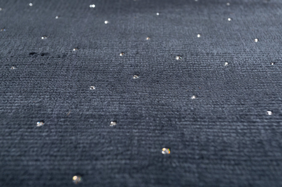Carpet For Living room 5X8 Feet Blue Viscose Rectangle Solid Rug - I MEAN DESIGN