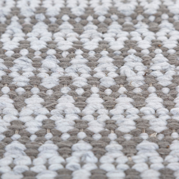 Carpet For Living room 6x9 Feet Grey and Black Wool and Polyester Rectangle Vintage and Distressed Rug