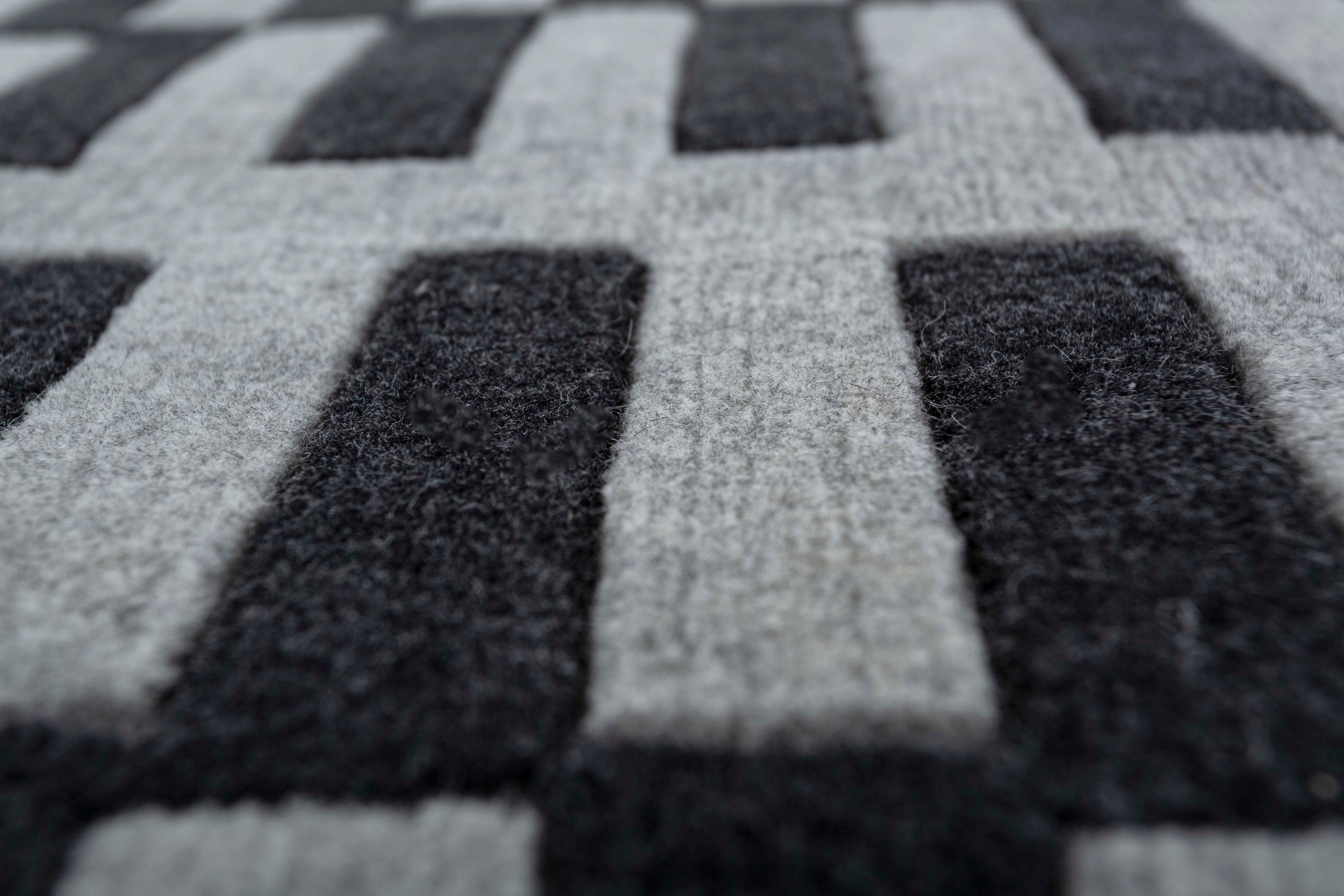 Carpet For Living room 5X8 Feet Ivory Wool Rectangle Solid Rug