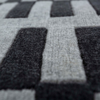 Carpet For Living room 5X8 Feet Ivory Wool Rectangle Solid Rug