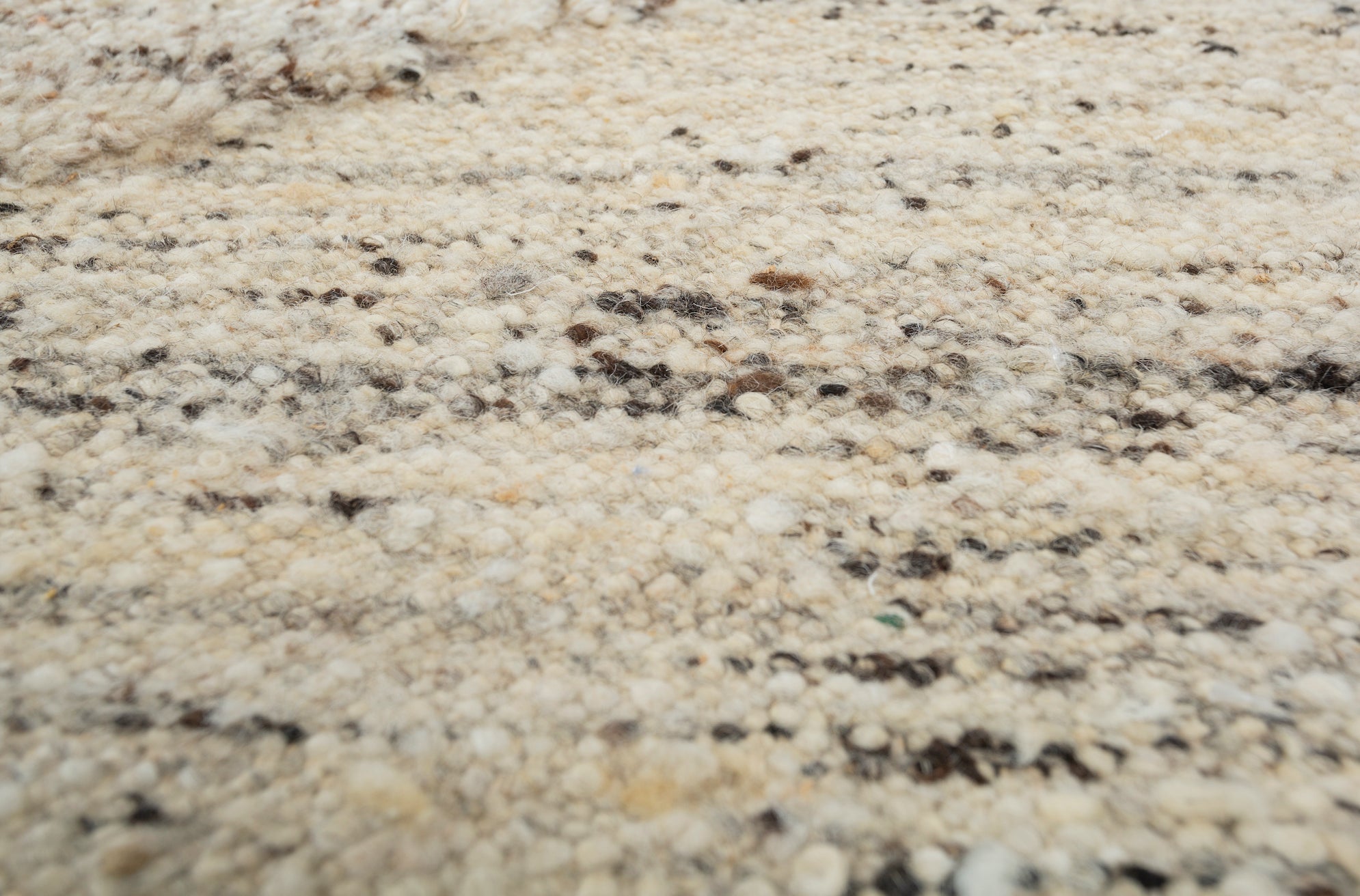 Carpet For Living room 5'6X8 Feet Ivory Wool Rectangle Moroccan and Tribal Rug