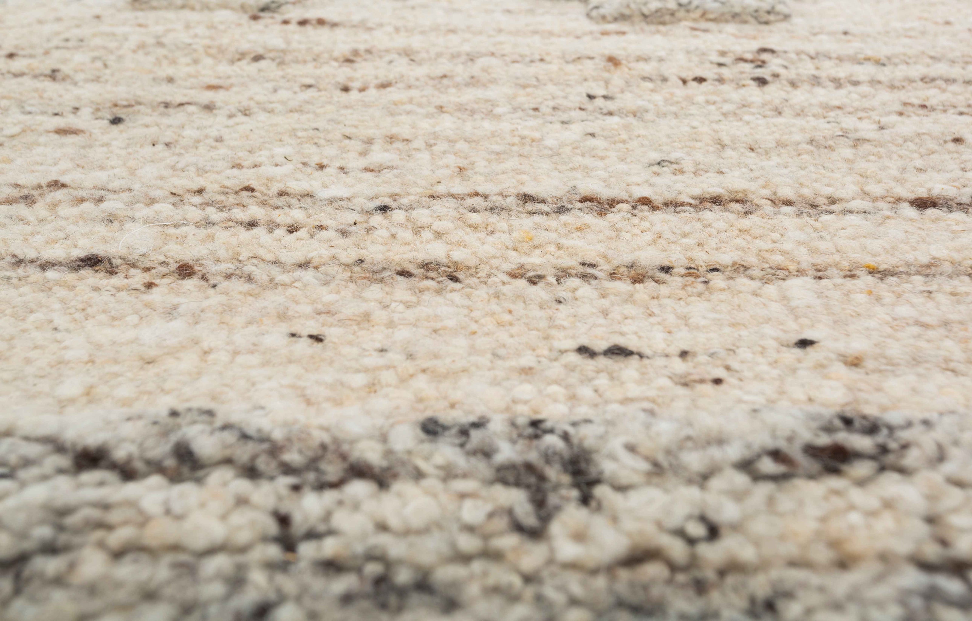 Carpet For Living room 6'6X9'10 Feet Ivory Wool Rectangle Vintage and Distressed Rug