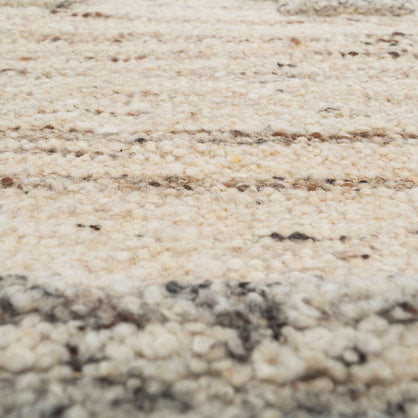 Carpet For Living room 6'6X9'10 Feet Ivory Wool Rectangle Vintage and Distressed Rug