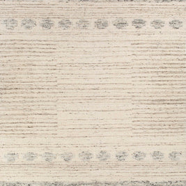 Carpet For Living room 8'3X11'6 Feet Ivory Wool Rectangle Vintage and Distressed Rug
