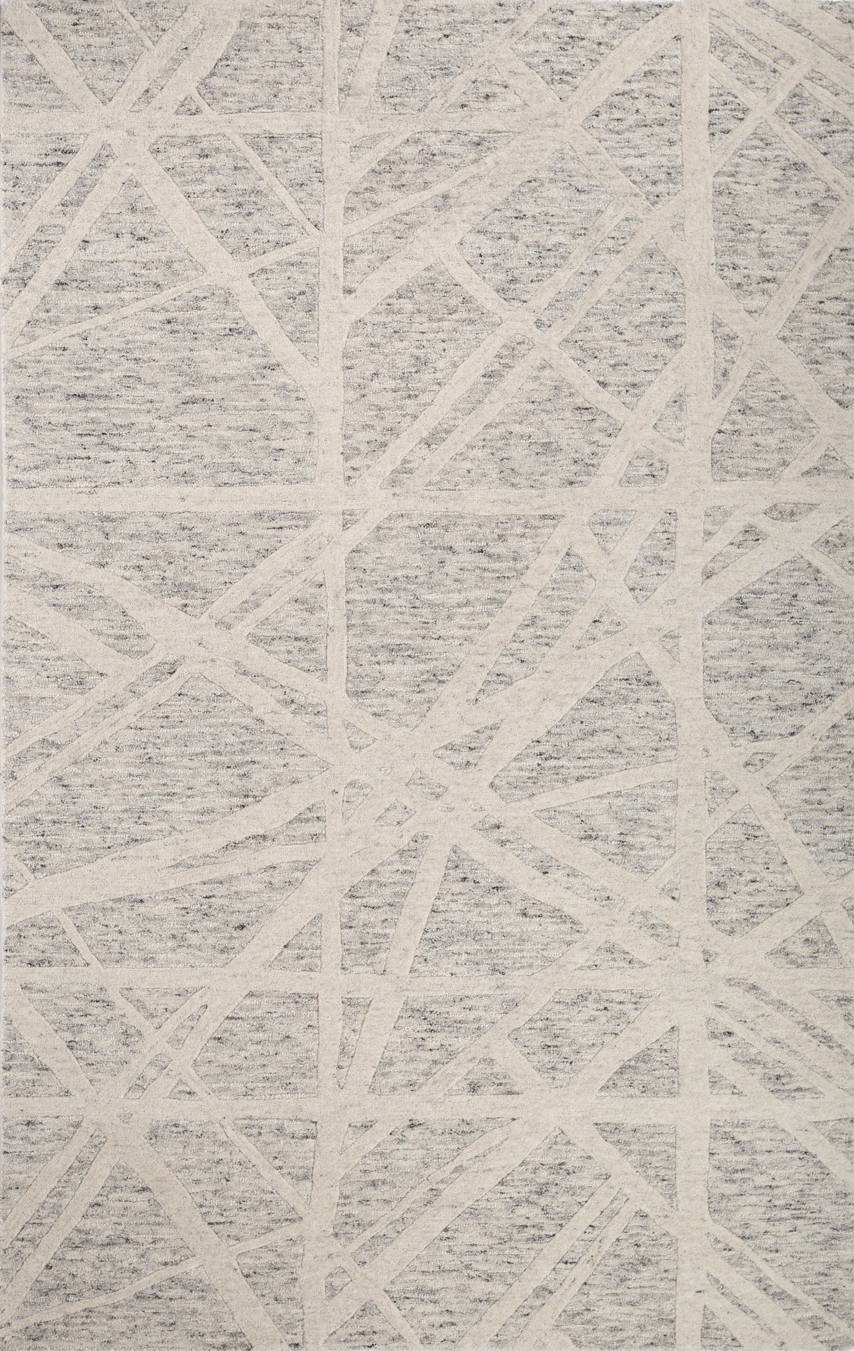 Carpet For Living room 5X8 Feet Ivory Wool Rectangle Moroccan And Tribal Rug