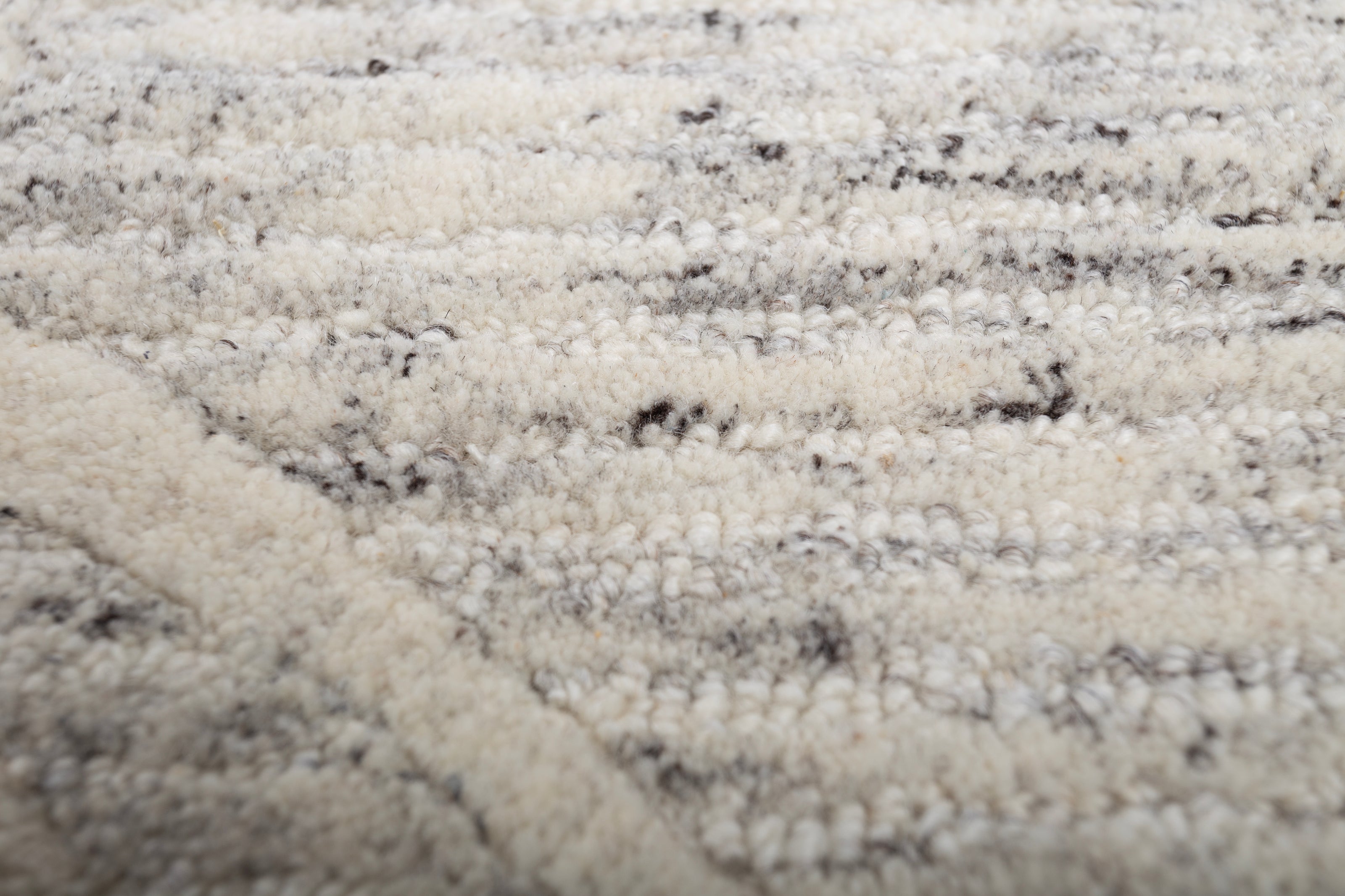 Carpet For Living room 5X8 Feet Ivory Wool Rectangle Moroccan And Tribal Rug