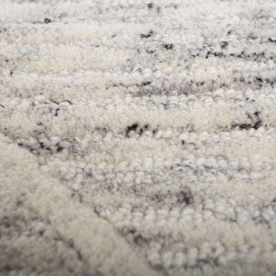 Carpet For Living room 5X8 Feet Ivory Wool Rectangle Moroccan And Tribal Rug