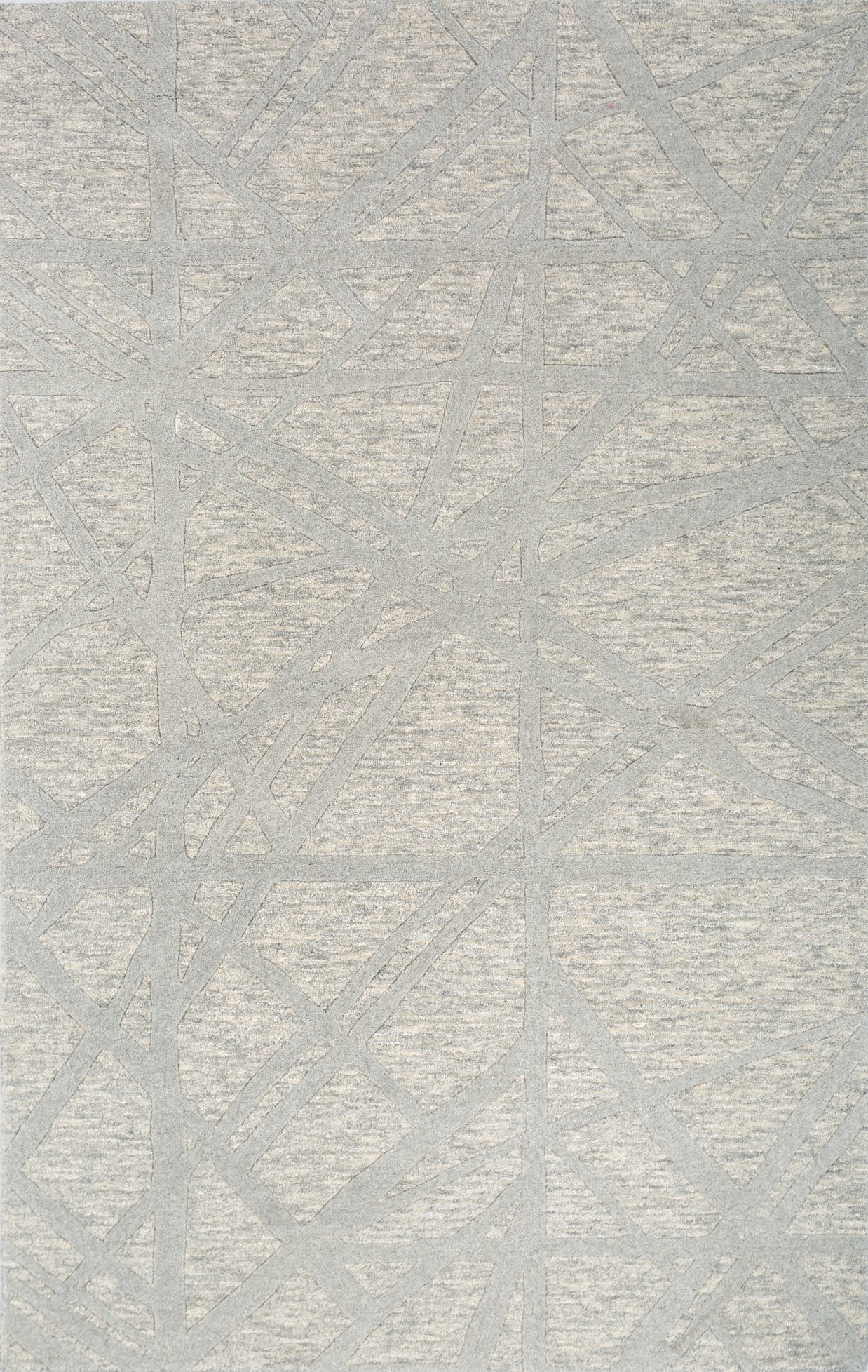 Carpet For Living room 5X8 Feet Grey And Black Wool Rectangle Moroccan And Tribal Rug