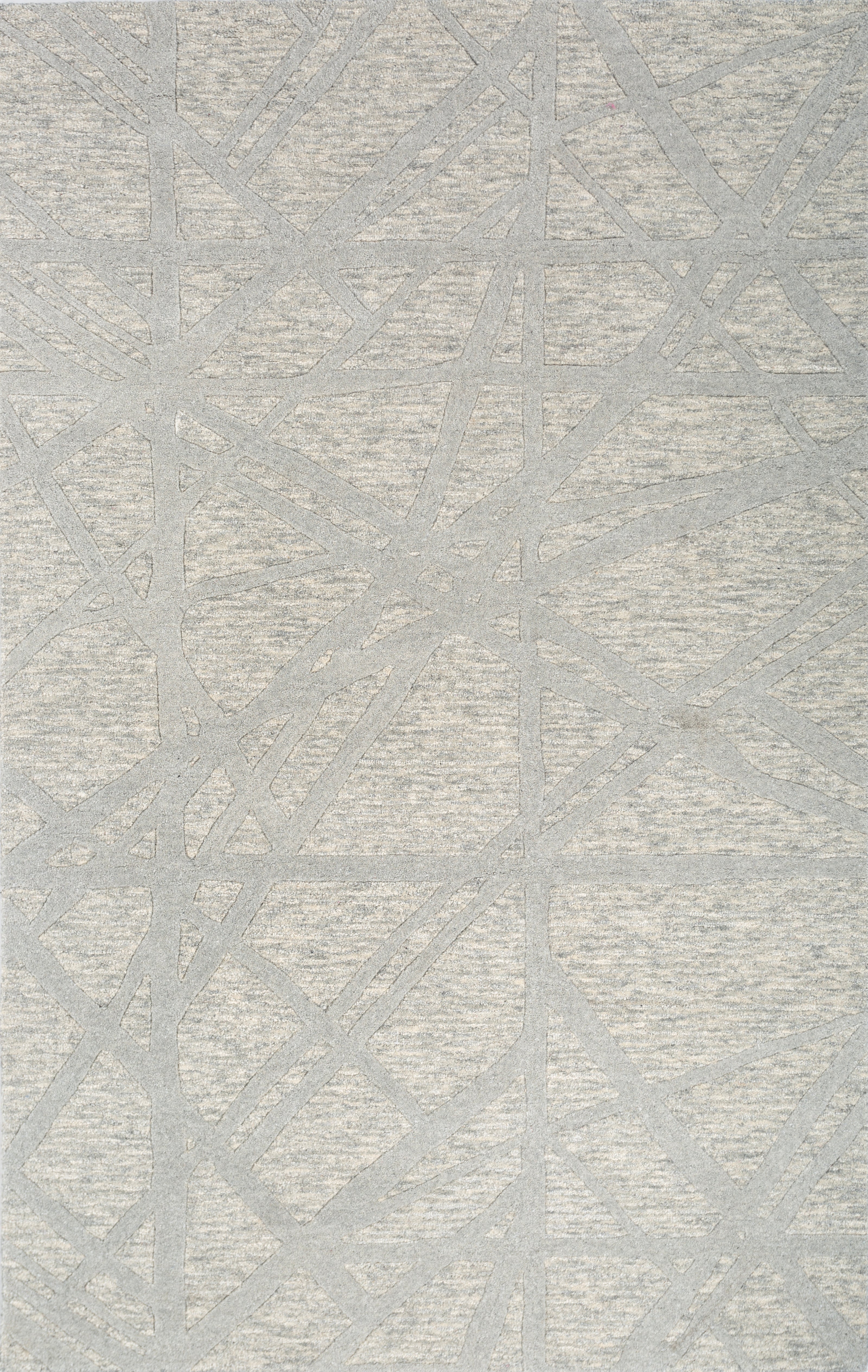 Carpet For Living room 5X8 Feet Grey And Black Wool Rectangle Moroccan And Tribal Rug