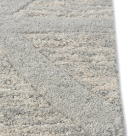 Carpet For Living room 5X8 Feet Grey And Black Wool Rectangle Moroccan And Tribal Rug