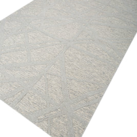 Carpet For Living room 5X8 Feet Grey And Black Wool Rectangle Moroccan And Tribal Rug