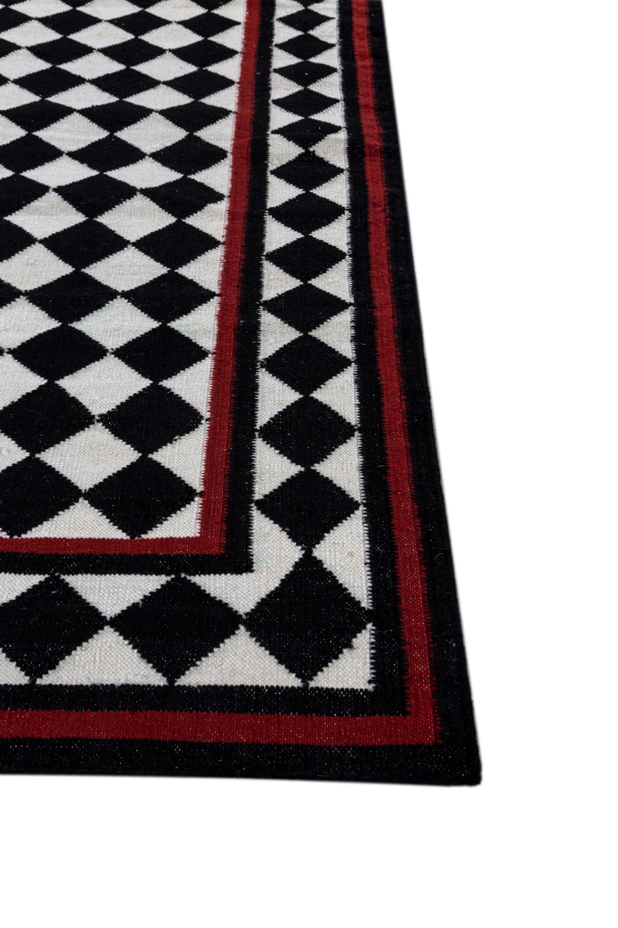 Carpet For Living room 4x6 Feet Grey and Black Wool Rectangle Vintage and Distressed Rug