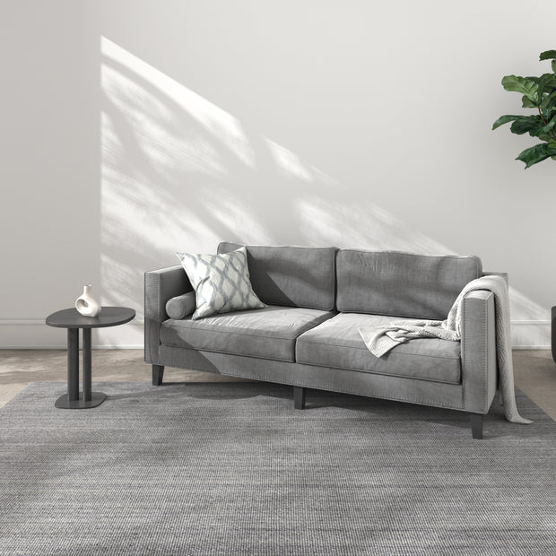 Carpet For Living room 6X9 Feet Ivory Wool Rectangle Solid Rug