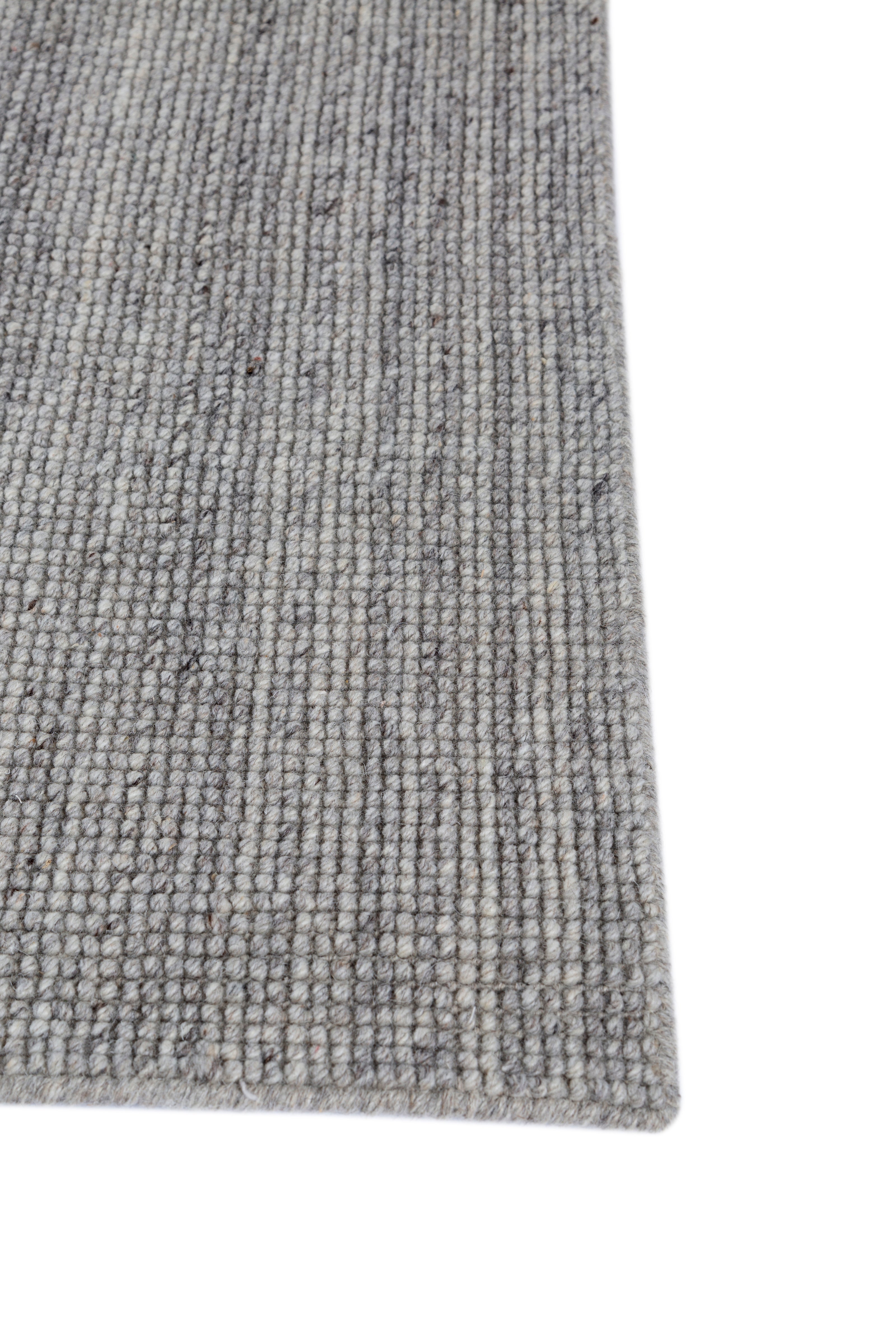 Carpet For Living room 6X9 Feet Ivory Wool Rectangle Solid Rug