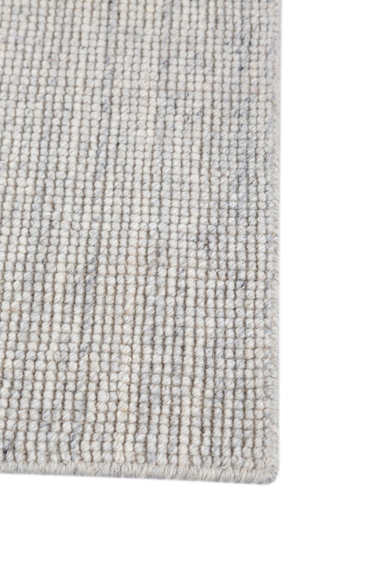 Carpet For Living room 8'6X11'6 Feet Ivory Wool Rectangle Solid Rug