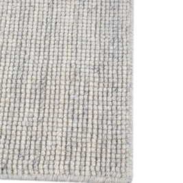 Carpet For Living room 8'6X11'6 Feet Ivory Wool Rectangle Solid Rug