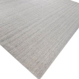 Carpet For Living room 8'6X11'6 Feet Ivory Wool Rectangle Solid Rug