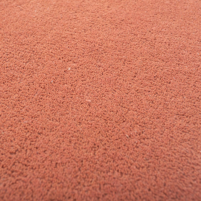 Carpet For Living room 5 round Feet Red and Orange Wool Round solid Rug