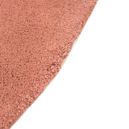 Carpet For Living room 5 round Feet Red and Orange Wool Round solid Rug