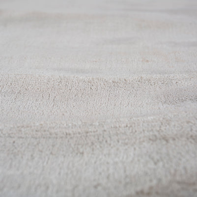 Carpet For Living room 4'6x6'6 Feet Beige and Brown Viscose Rectangle Solid Rug