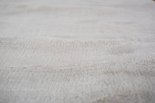 Carpet For Living room 4'6x6'6 Feet Beige and Brown Viscose Rectangle Solid Rug