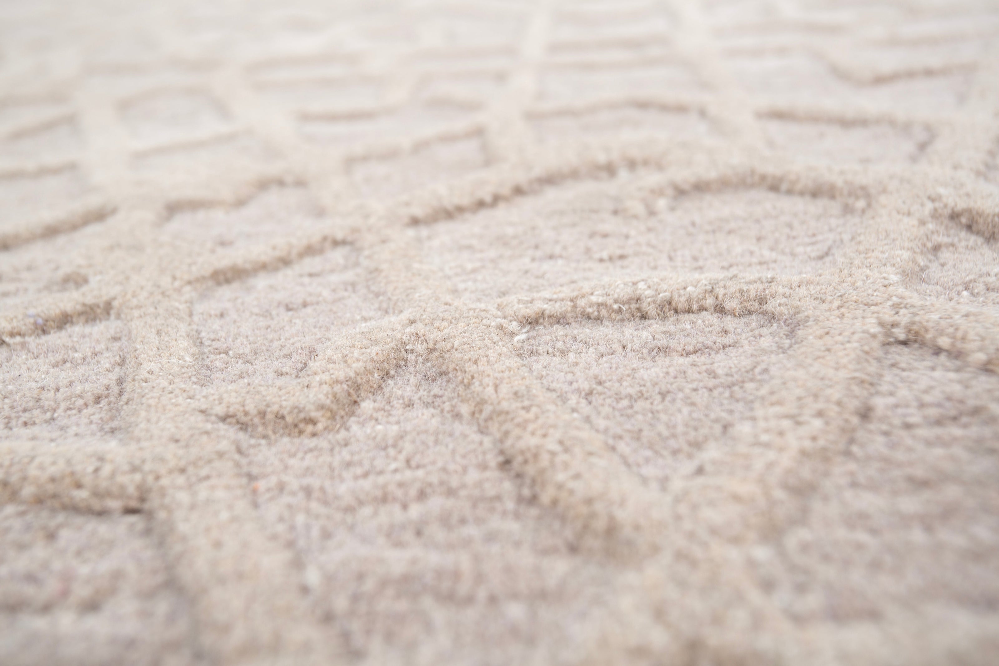 Carpet For Living room 5'4x7'8 Feet Ivory Wool and Viscose Rectangle Oriental and Traditional Rug