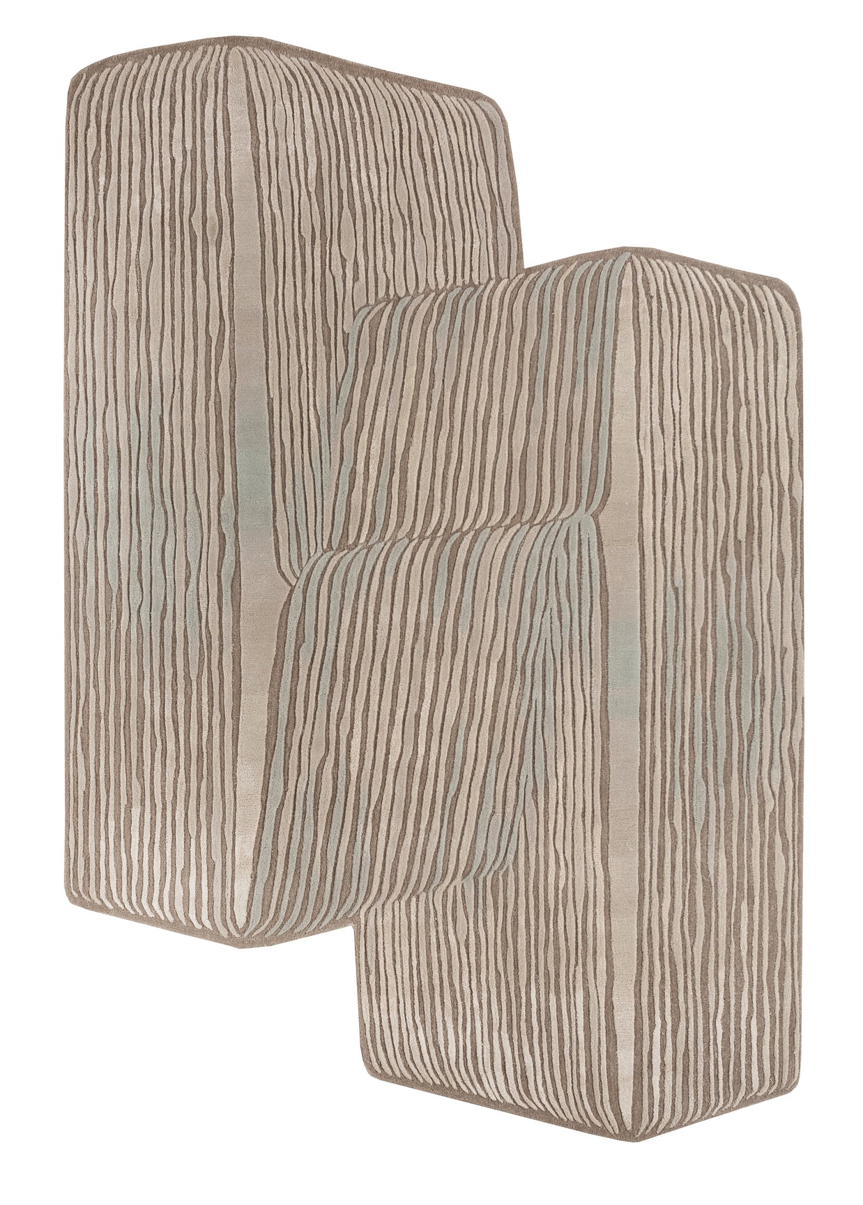 Carpet For Living room 6x9 Feet Blue Wool and Viscose Irregular Abstract Rug