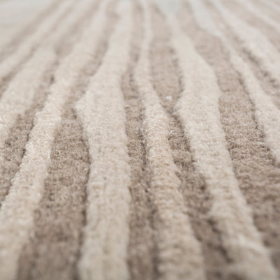 Carpet For Living room 6x9 Feet Blue Wool and Viscose Irregular Abstract Rug