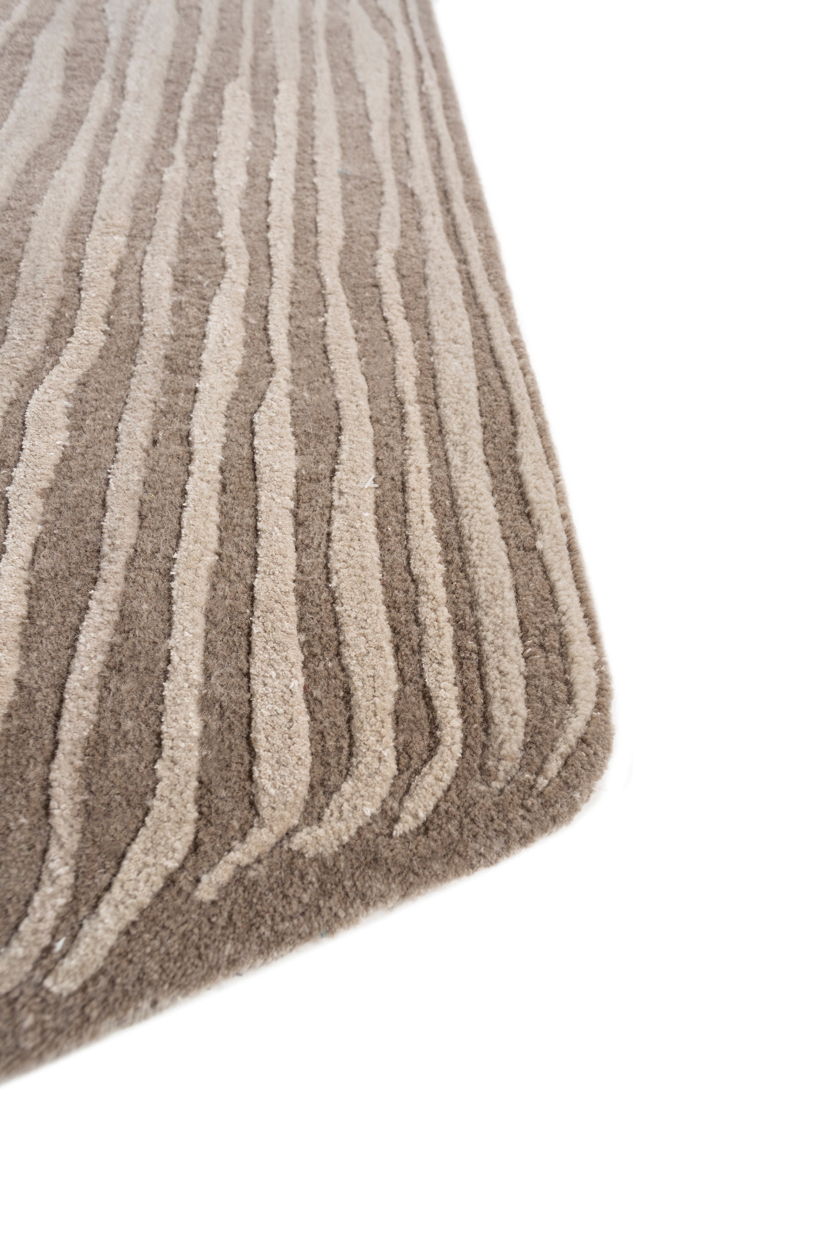 Carpet For Living room 6x9 Feet Blue Wool and Viscose Irregular Abstract Rug