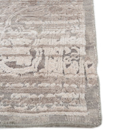 Carpet For Living room 5'6x8 Feet Blue Wool and Bamboo Silk Rectangle Oriental and Traditional Rug