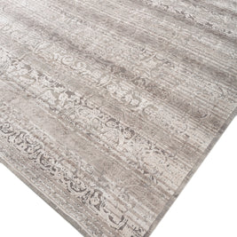 Carpet For Living room 5'6x8 Feet Blue Wool and Bamboo Silk Rectangle Oriental and Traditional Rug