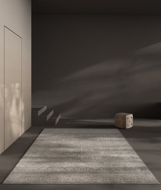 Carpet For Living room 5'6X8 Feet Blue Wool and Bamboo Silk Rectangle Oriental and Traditional Rug