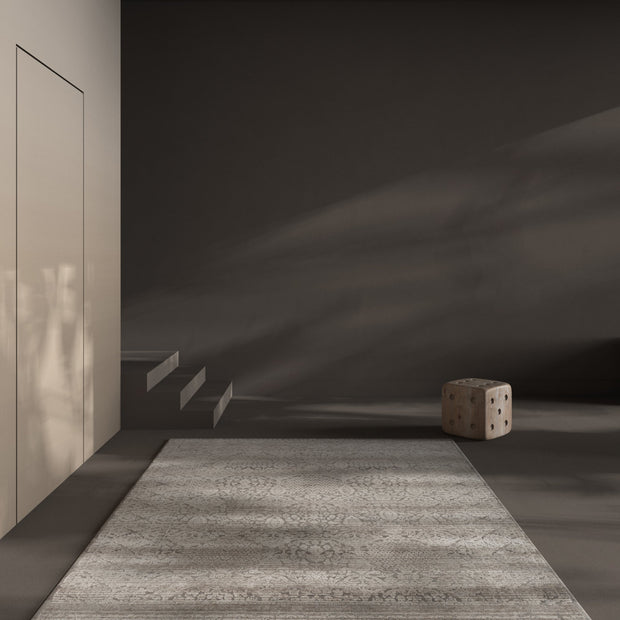 Carpet For Living room 5'6X8 Feet Blue Wool and Bamboo Silk Rectangle Oriental and Traditional Rug