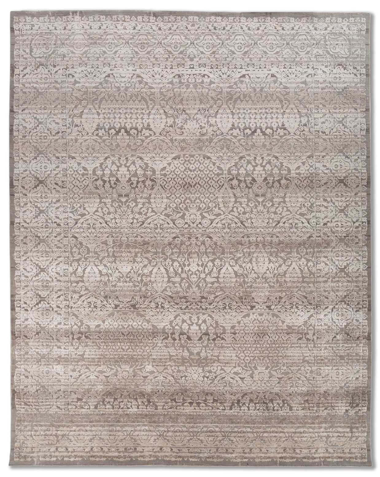 Carpet For Living room 5'6X8 Feet Blue Wool and Bamboo Silk Rectangle Oriental and Traditional Rug