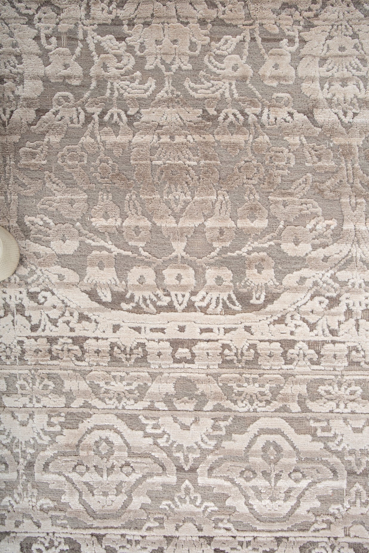 Carpet For Living room 5'6X8 Feet Blue Wool and Bamboo Silk Rectangle Oriental and Traditional Rug