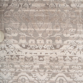 Carpet For Living room 5'6X8 Feet Blue Wool and Bamboo Silk Rectangle Oriental and Traditional Rug