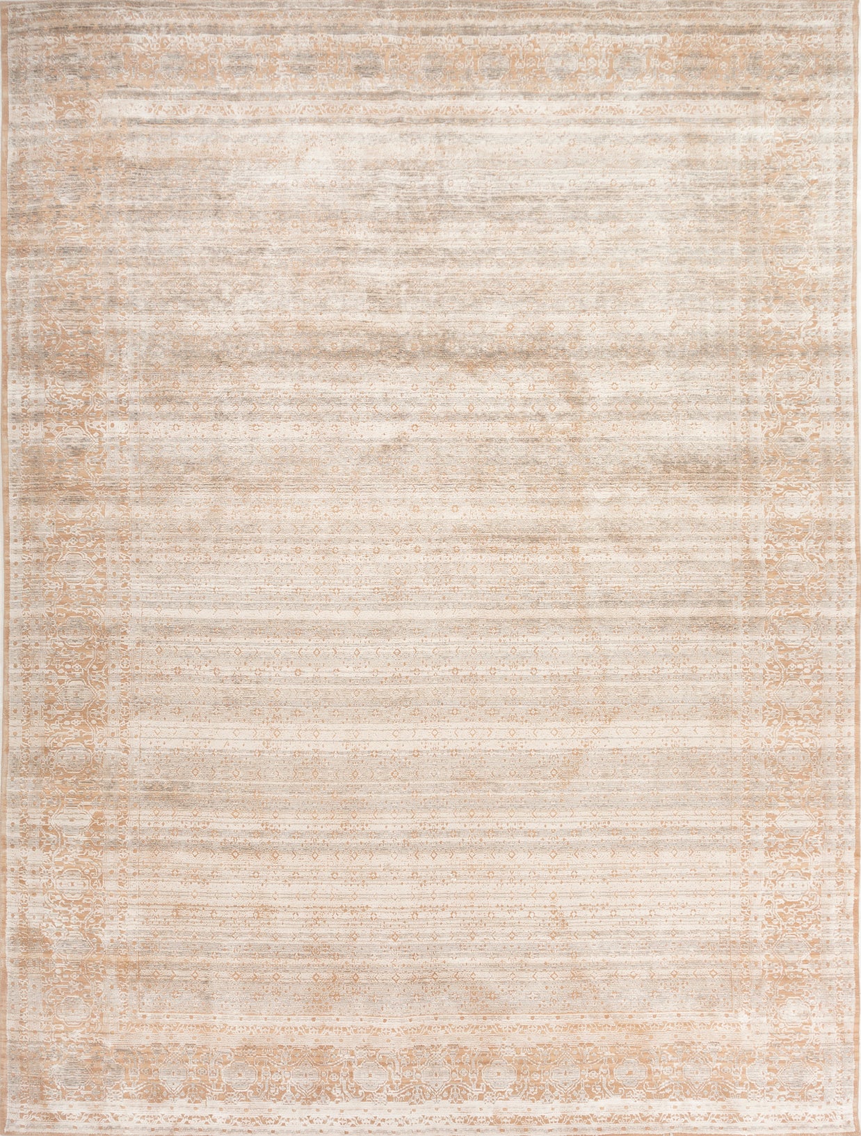 Carpet For Living room 5X8 Feet Red And Orange Wool & Bamboo Silk Rectangle Oriental And Traditional Rug