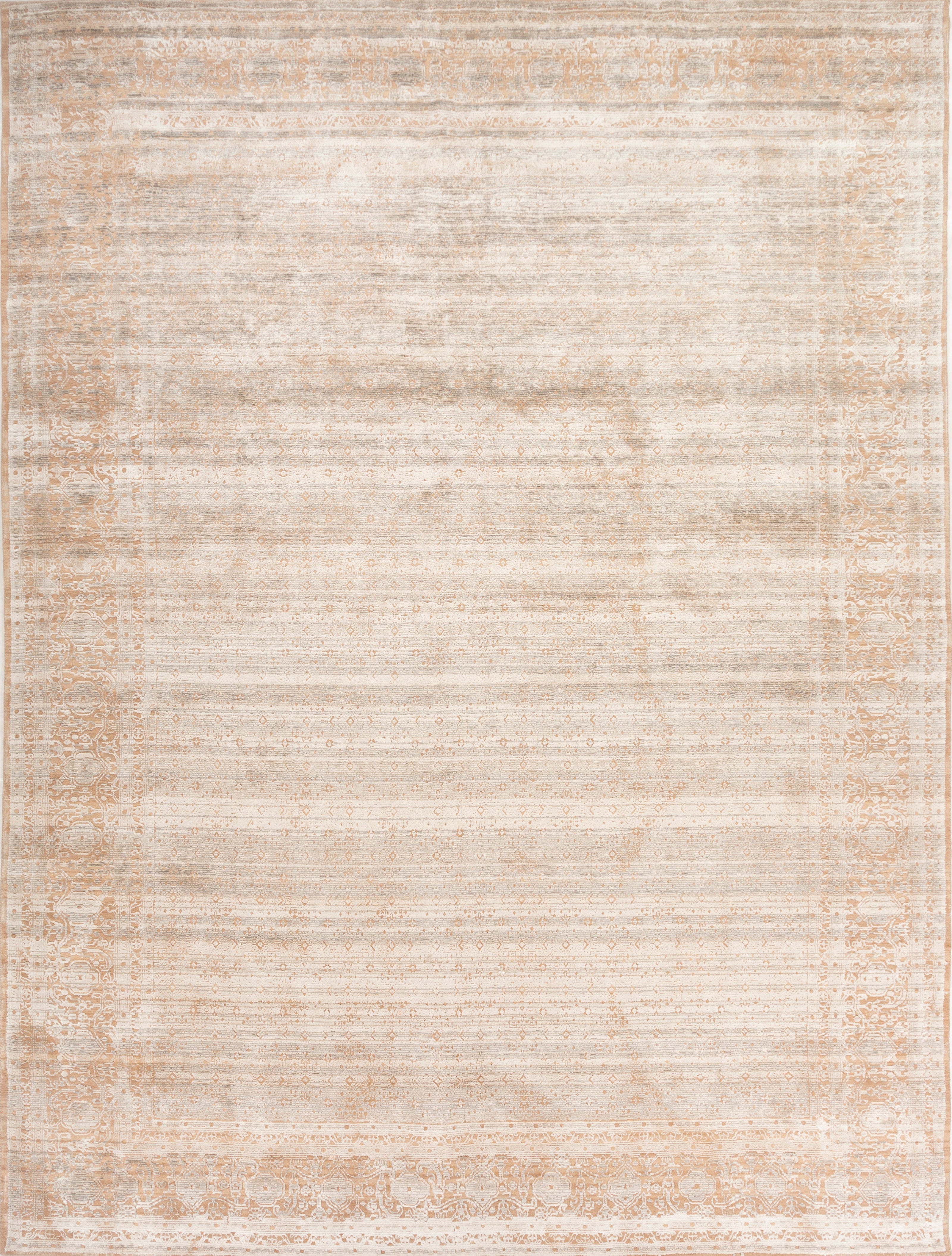 Carpet For Living room 5X8 Feet Red And Orange Wool & Bamboo Silk Rectangle Oriental And Traditional Rug