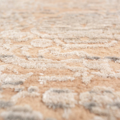 Carpet For Living room 5X8 Feet Red And Orange Wool & Bamboo Silk Rectangle Oriental And Traditional Rug