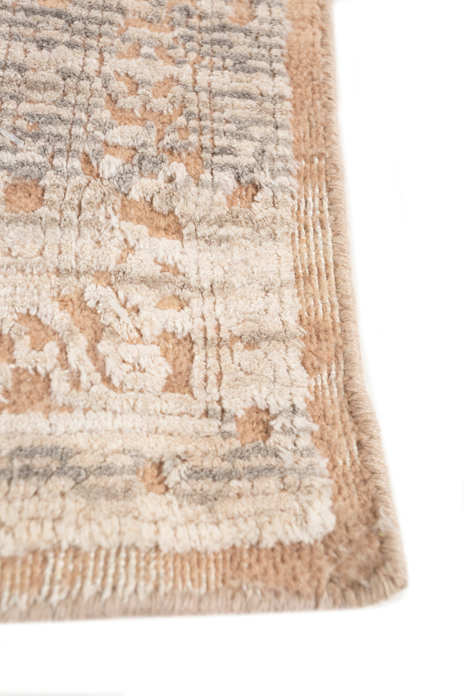 Carpet For Living room 6X9 Feet Red And Orange Wool & Bamboo Silk Rectangle Oriental And Traditional Rug - I MEAN DESIGN