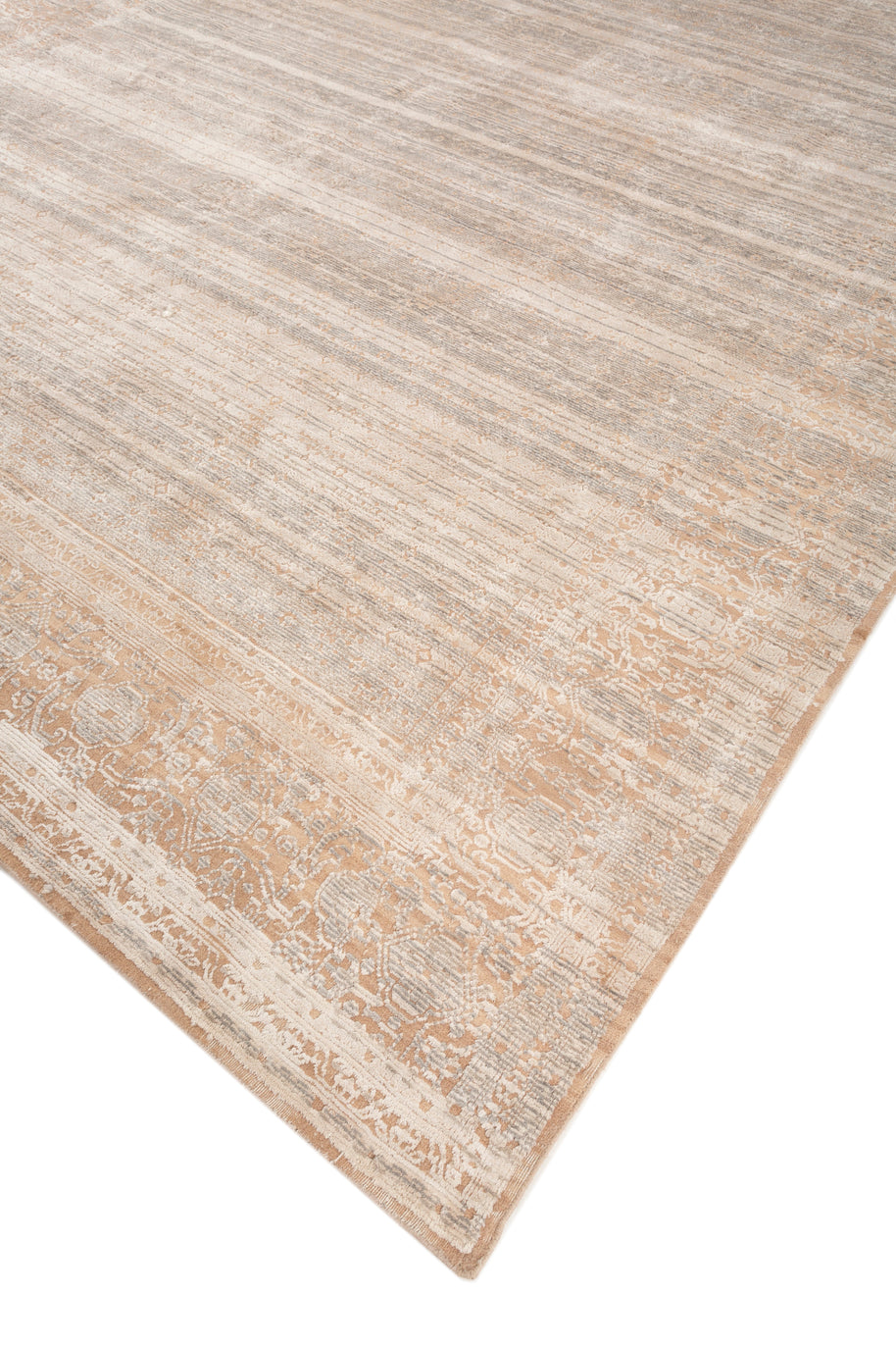 Carpet For Living room 6X9 Feet Red And Orange Wool & Bamboo Silk Rectangle Oriental And Traditional Rug - I MEAN DESIGN