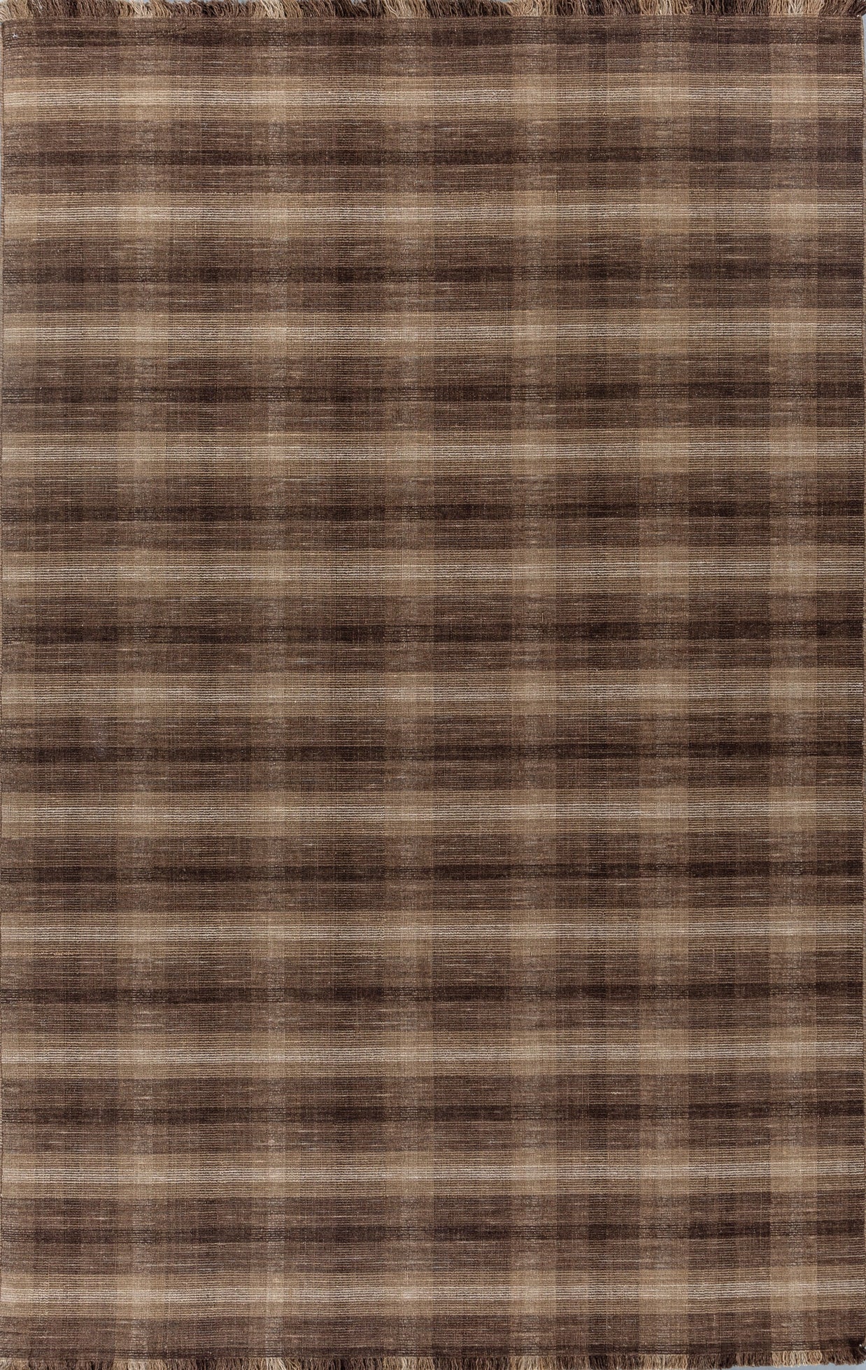 Carpet For Living room 5X8 Feet Beige And Brown Wool Rectangle Abstract Rug