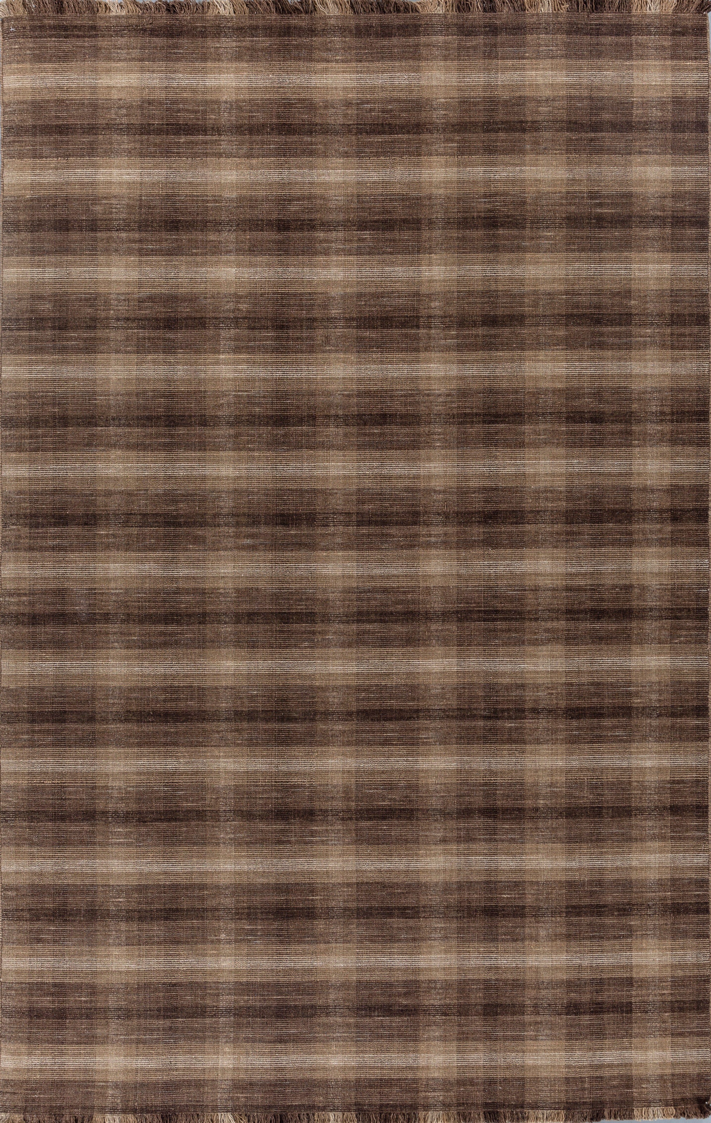 Carpet For Living room 5X8 Feet Beige And Brown Wool Rectangle Abstract Rug