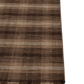 Carpet For Living room 5X8 Feet Beige And Brown Wool Rectangle Abstract Rug