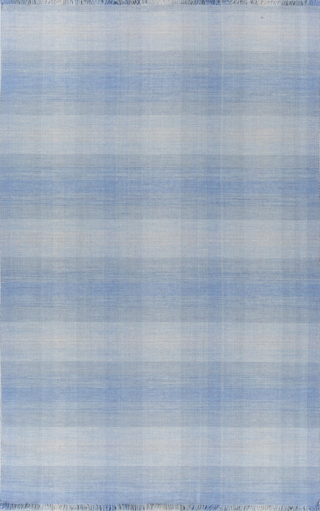 Carpet For Living room 5X8 Feet Blue Wool Rectangle Abstract Rug