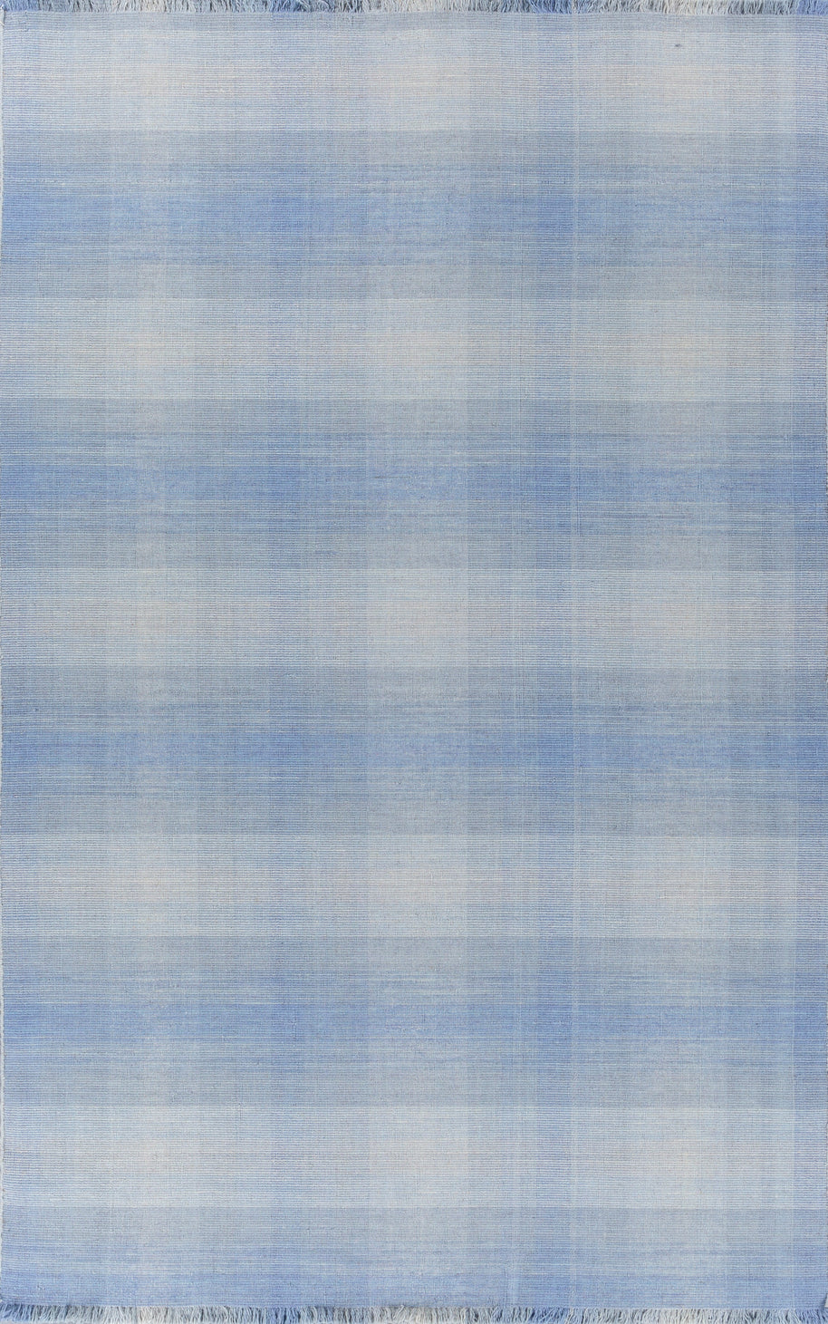 Carpet For Living room 5X8 Feet Blue Wool Rectangle Abstract Rug - I MEAN DESIGN
