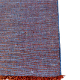 Carpet For Living room 6X9 Feet Blue Wool Rectangle Abstract Rug