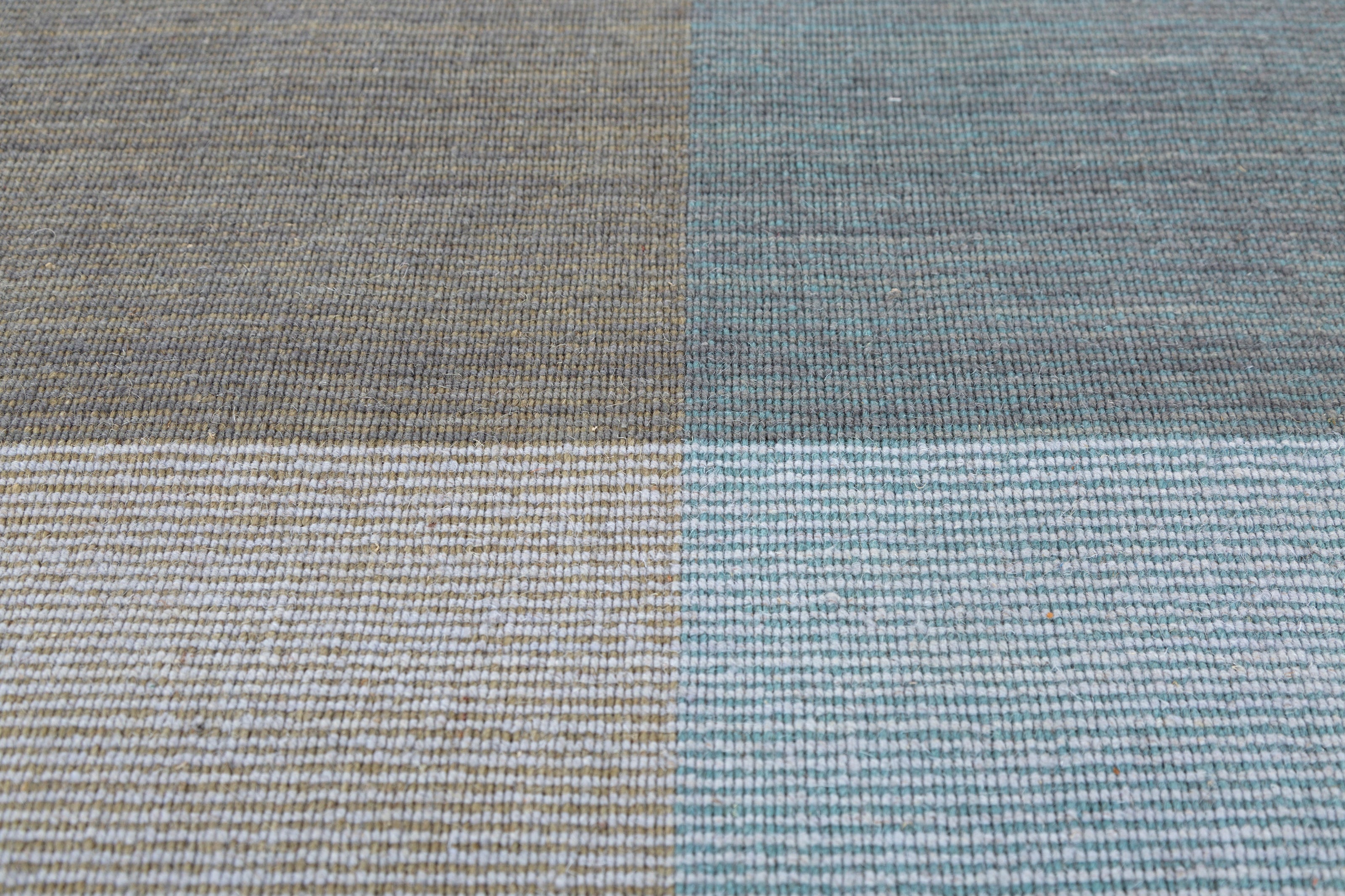 Carpet For Living Room 6X9 Feet Beige And Brown Wool Rectangle Abstract Rug