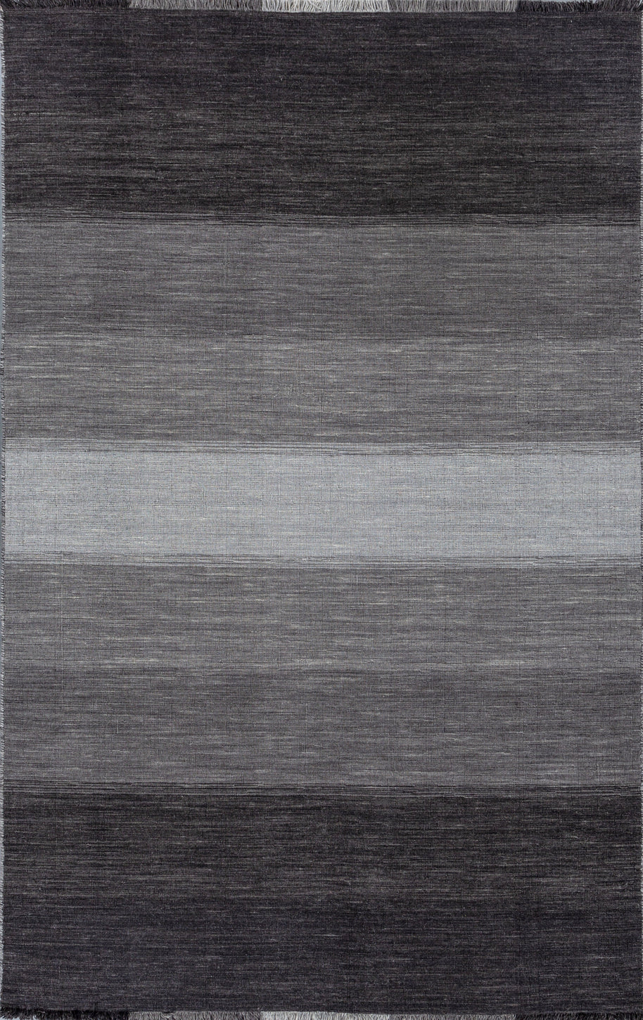 Carpet For Living room 6X9 Feet Grey And Black Wool Rectangle Abstract Rug - I MEAN DESIGN