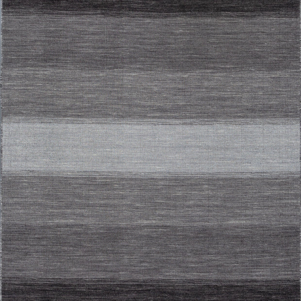 Carpet For Living room 6X9 Feet Grey And Black Wool Rectangle Abstract Rug